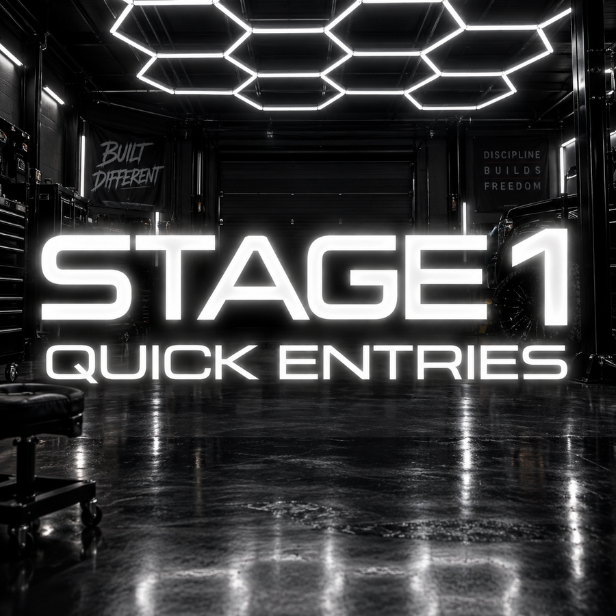 Stage 1 Quick Entries